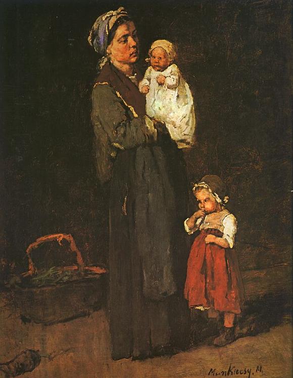 Mihaly Munkacsy Mother and Child  ddf China oil painting art